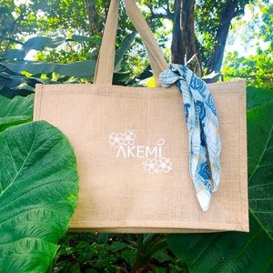 Jute beach bag